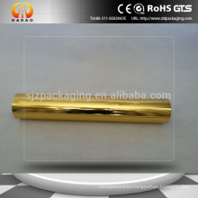 12mic Golden Aluminum Metallized Pet Film for paperboard